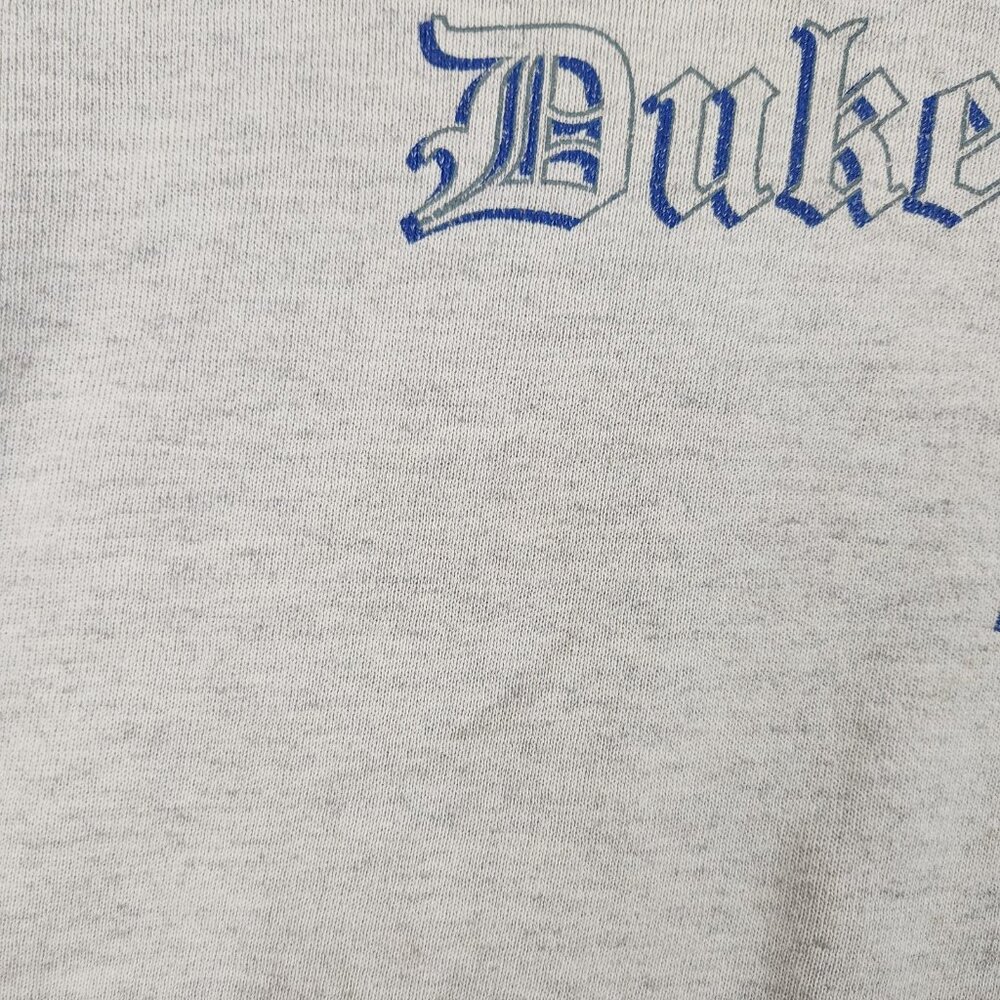 VTG Duke University Crewneck Sweatshirt USA Made Medium Sweater Blue Devils NCAA - Picture 14 of 15